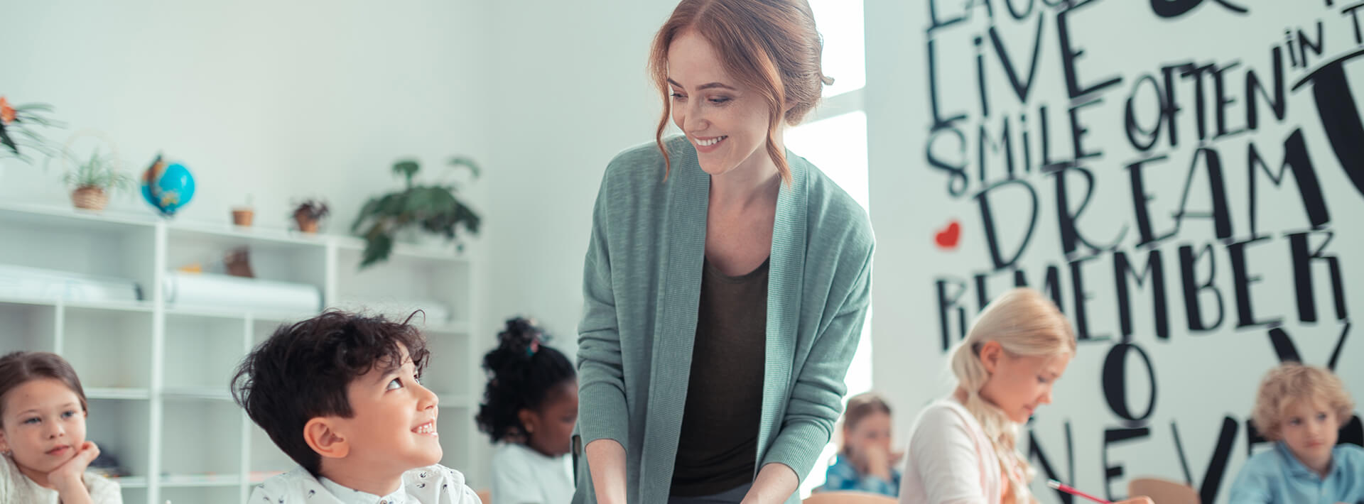 cheerful teaching
